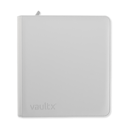 Vault X: 12-Pocket Exo-Tec® Zip Binder (White Edition)