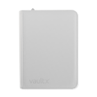 Vault X: 9-Pocket Exo-Tec® Zip Binder (White Edition)