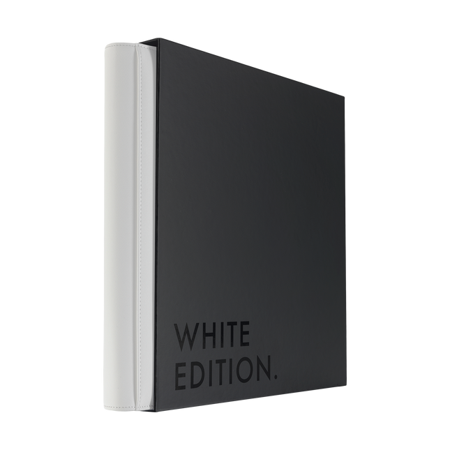Vault X: 12-Pocket Exo-Tec® Zip Binder (White Edition)
