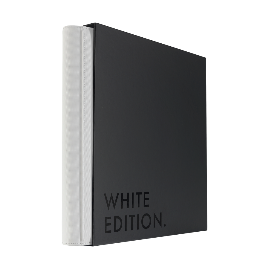 Vault X: 12-Pocket Exo-Tec® Zip Binder (White Edition)