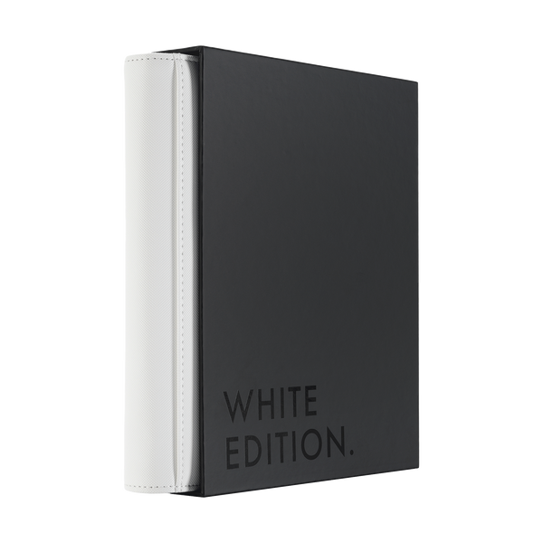 Vault X: 9-Pocket Exo-Tec® Zip Binder (White Edition)