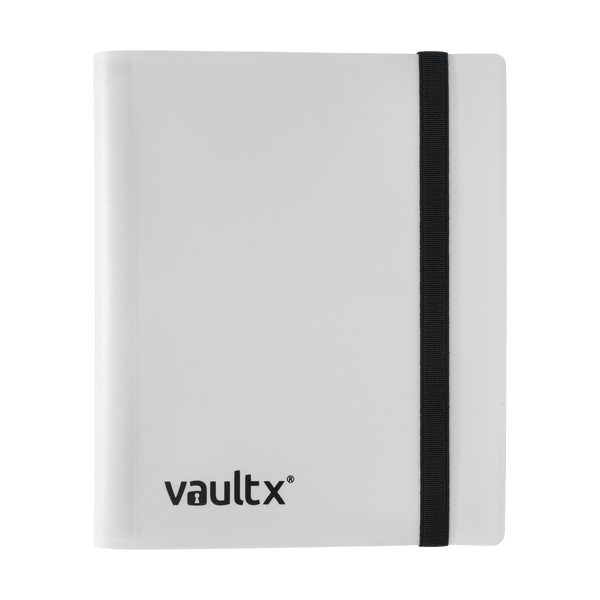 Vault X: 9-Pocket Strap Binder (White)